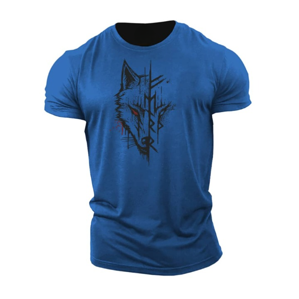 Kurzärmeliges Baumwoll-T-Shirt für Herren