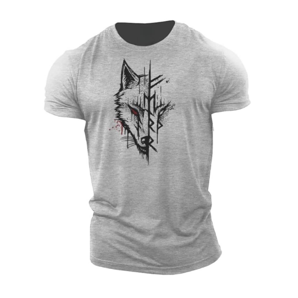 Kurzärmeliges Baumwoll-T-Shirt für Herren
