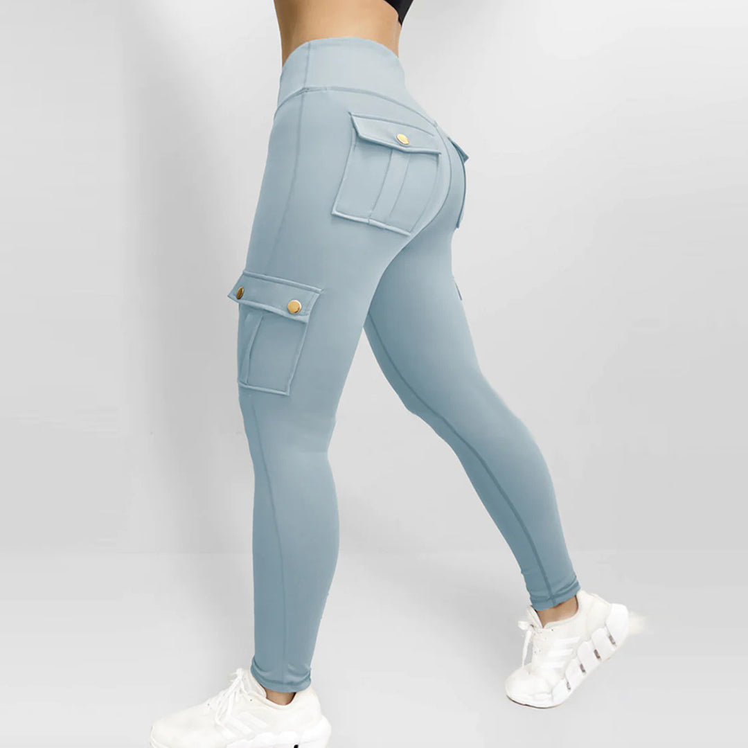 Elegante Slim-Fit-Hose mit hohem Bund