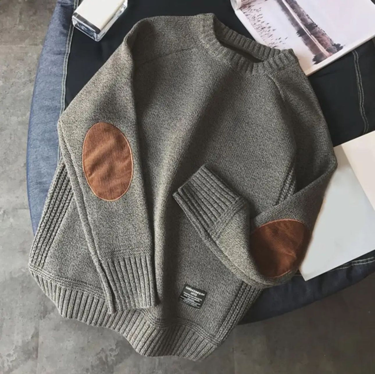 Herren Eleganter Schlichter Pullover