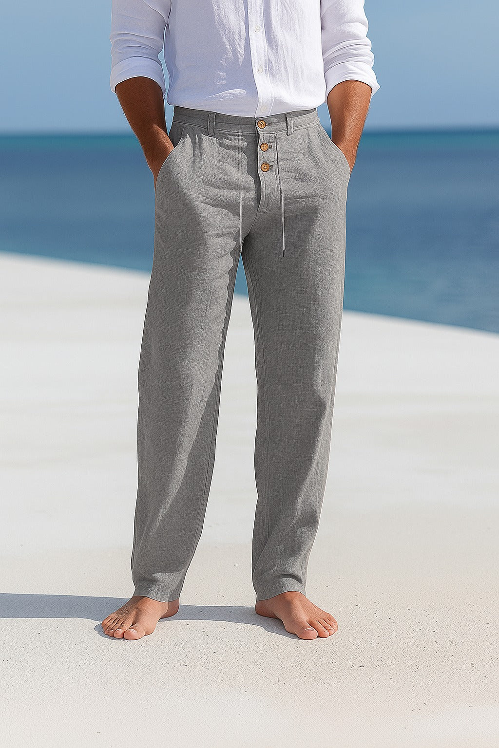 Herren Leichte Sommerhose aus Leinen