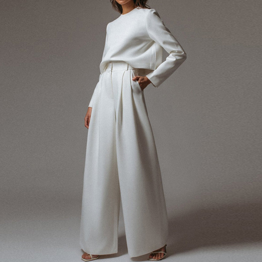 Elegantes zweiteiliges Palazzo-Set