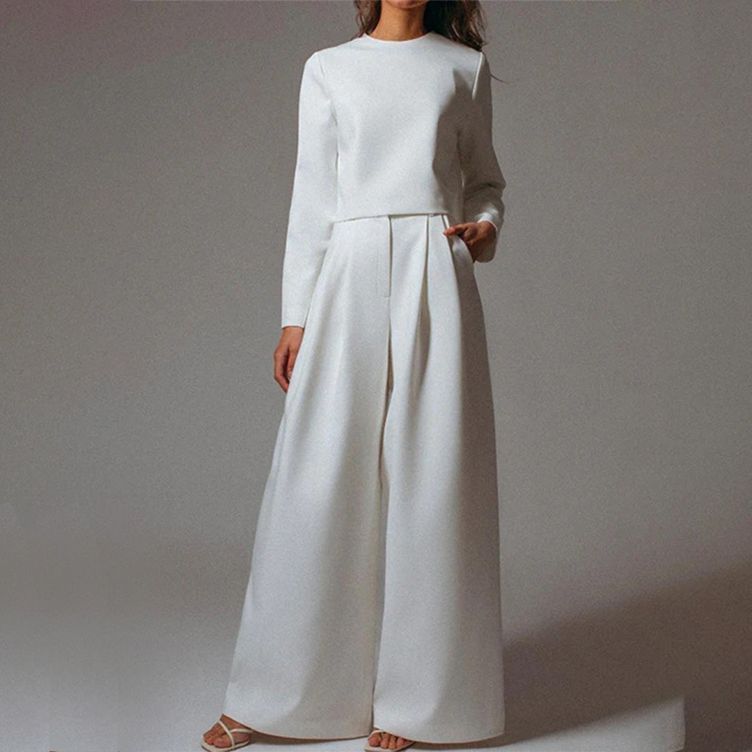 Elegantes zweiteiliges Palazzo-Set