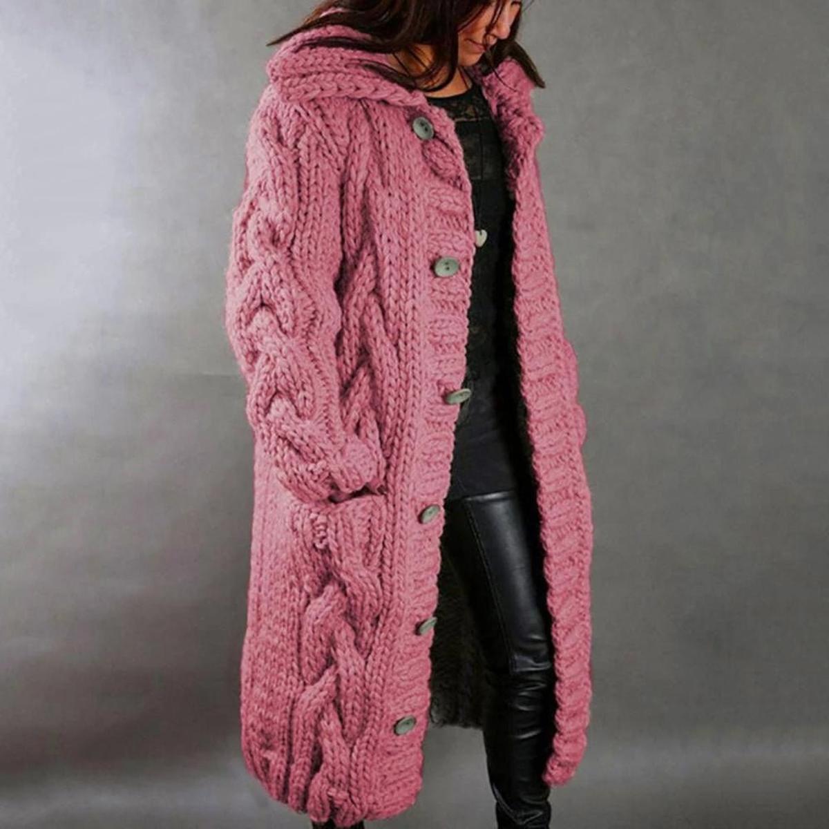 Damenstrickmantel