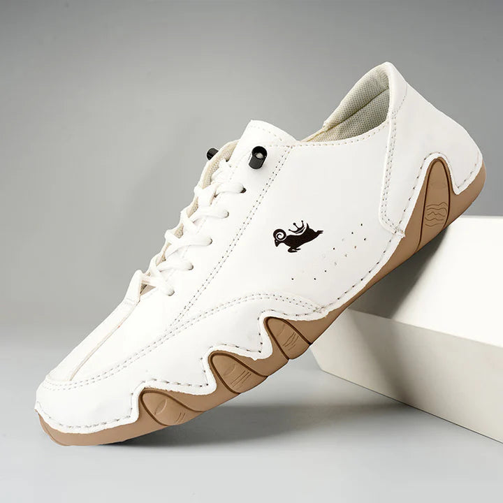 Orthopädische Herren-Wanderschuhe aus Leder mit hohem Tragekomfort