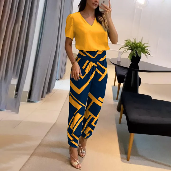 Stilvolle Bedruckte Chique Jumpsuit für Damen