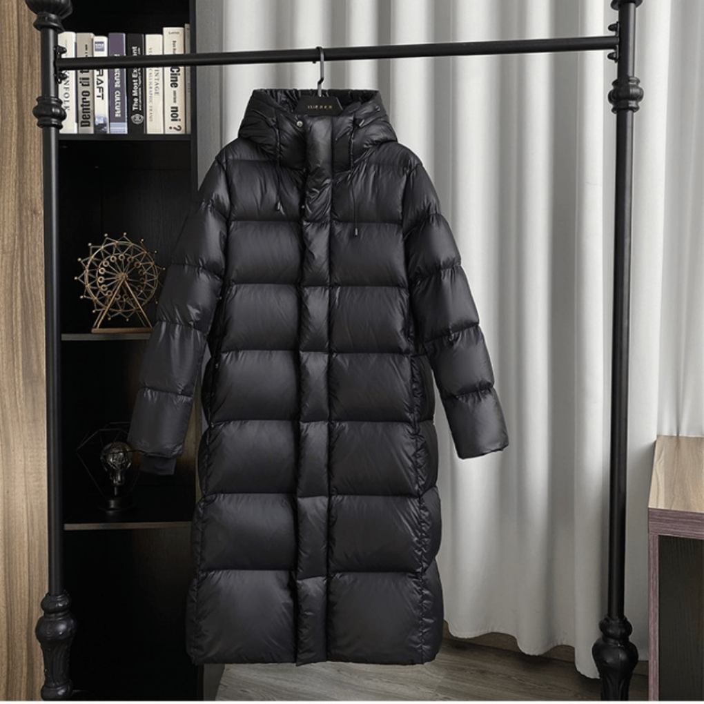 Warme, wasserdichte Daunen-Winterjacke für Damen