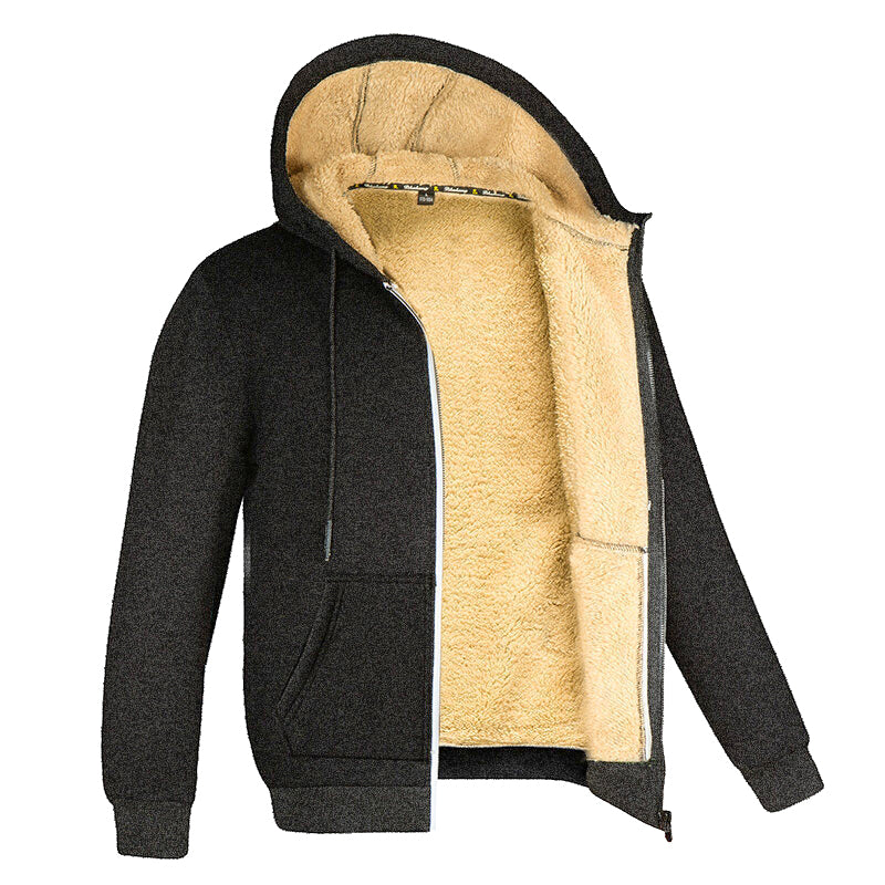 Herren-Fleece-Pullover mit Fellfutter für ultimativen Komfort