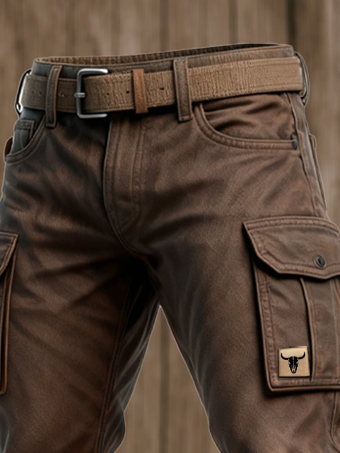 Herren Elegante Isolierte Cargohose