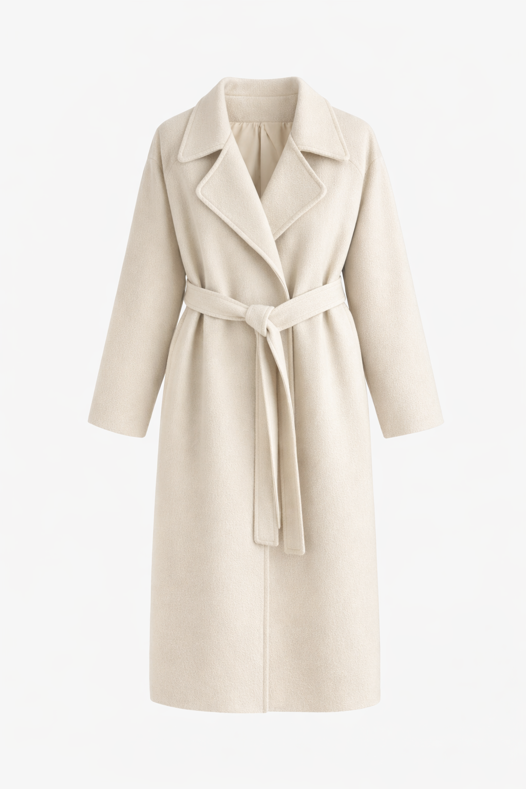 Damen Eleganter Wickelmantel mit Gürtel