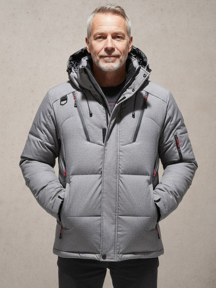 Herren Klassischer Winterparka mit Fleecefutter