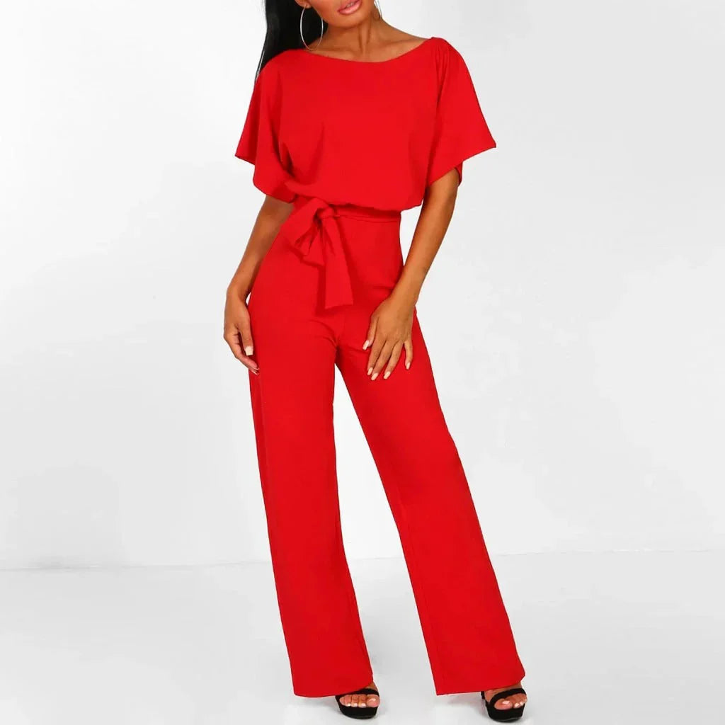 Eleganter Damen Jumpsuit mit schmaler Taille