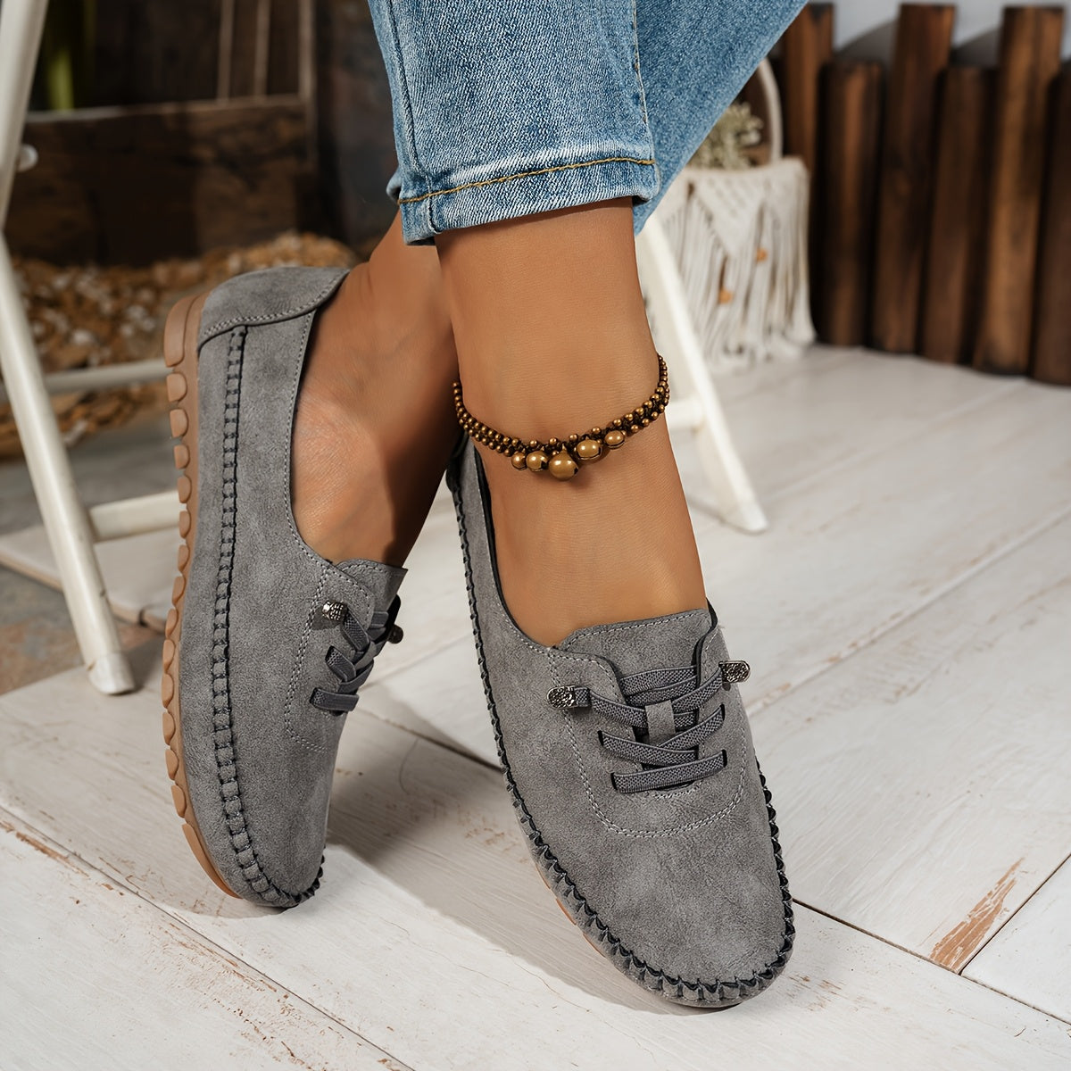 Damen Elegante Orthopädische Loafers