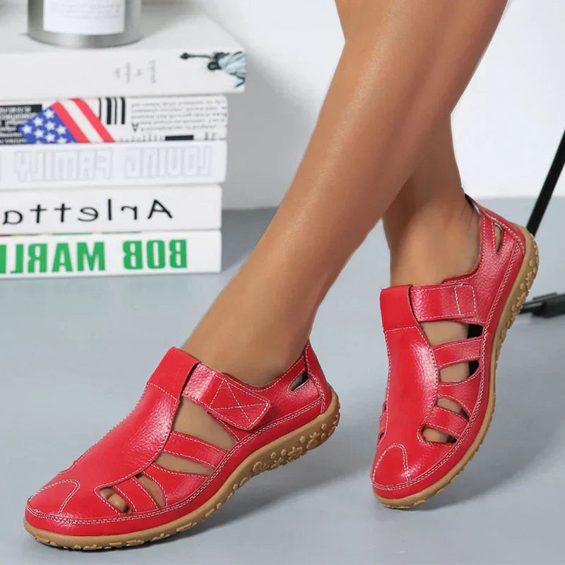 Orthopädische Anti-Rutsch-Sandalen für Damen mit stabilem Fußbett