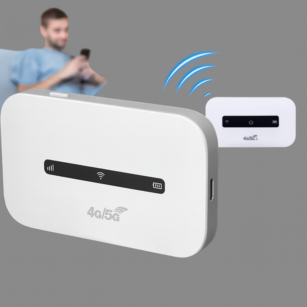 Tragbarer WLAN-Router – Internetzugang für unterwegs