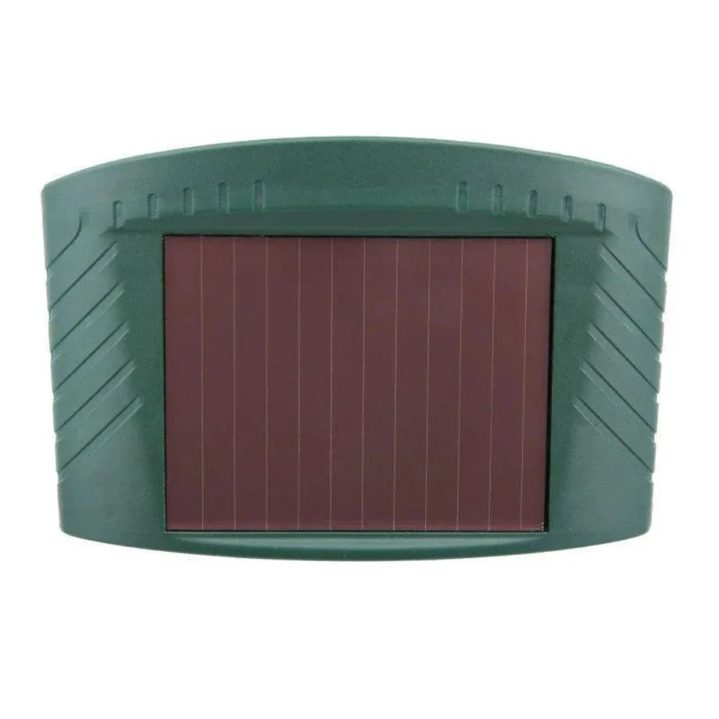 Bewegungsaktivierter solarbetriebener Ultraschall-Tierabwehr
