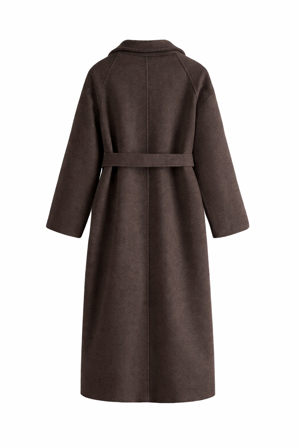Damen Eleganter Wickelmantel mit Gürtel