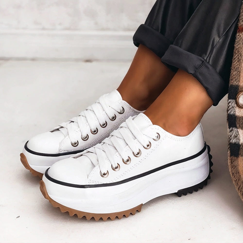 Damen Elegante Plateau-Schuhe