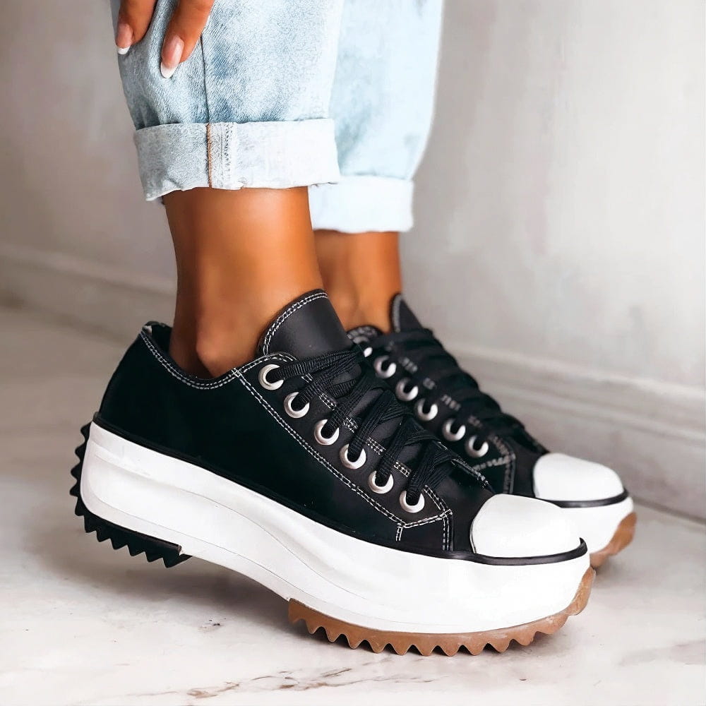 Damen Elegante Plateau-Schuhe