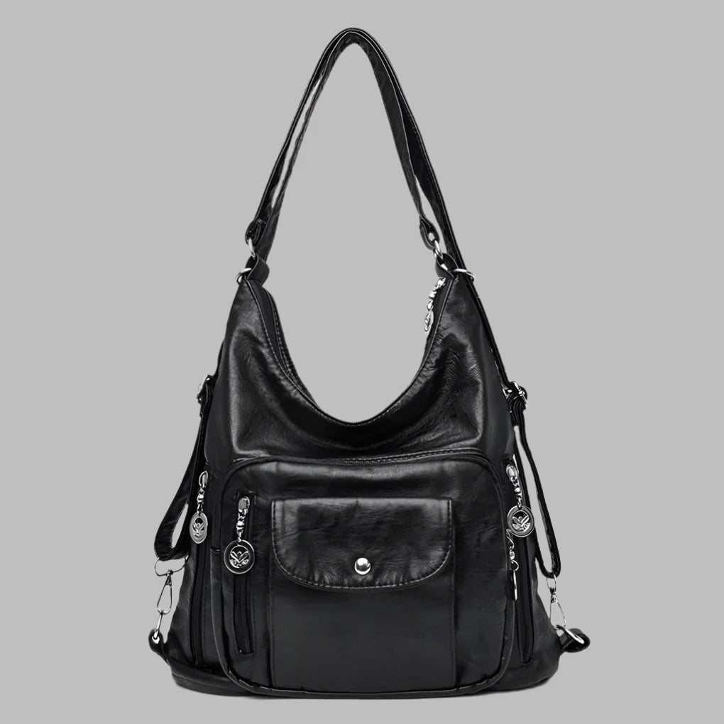 Damen-Tragetasche aus Premium-Leder