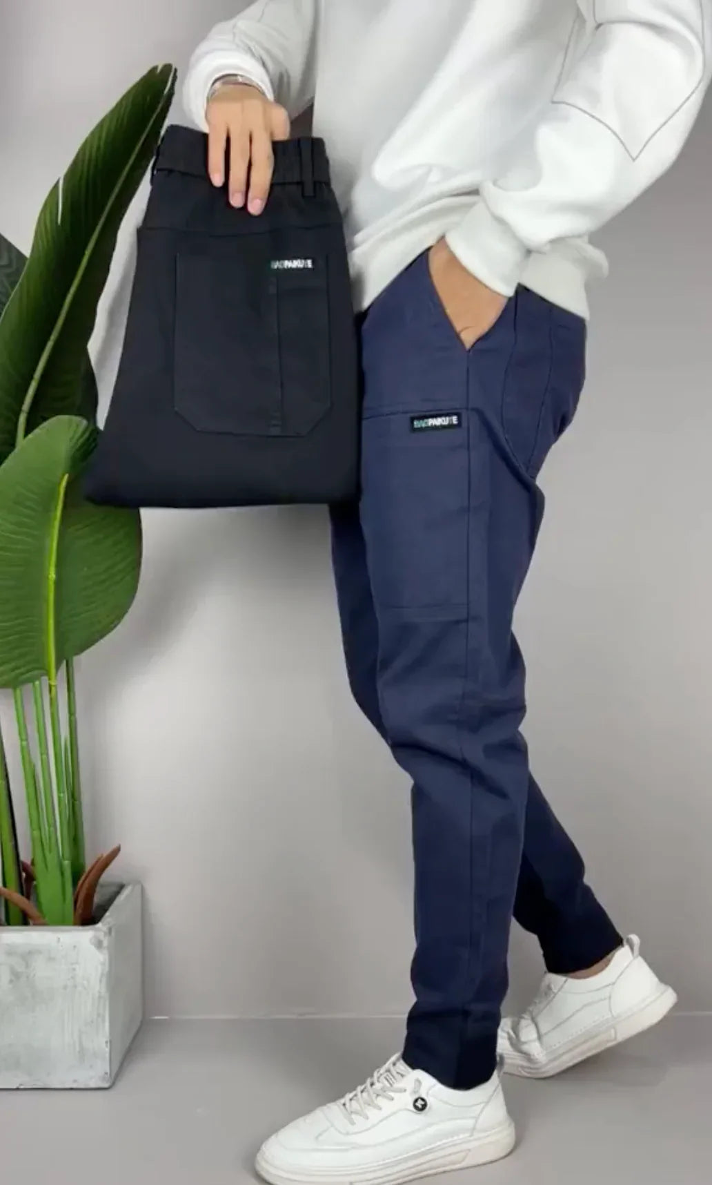 Elastische Cargohose