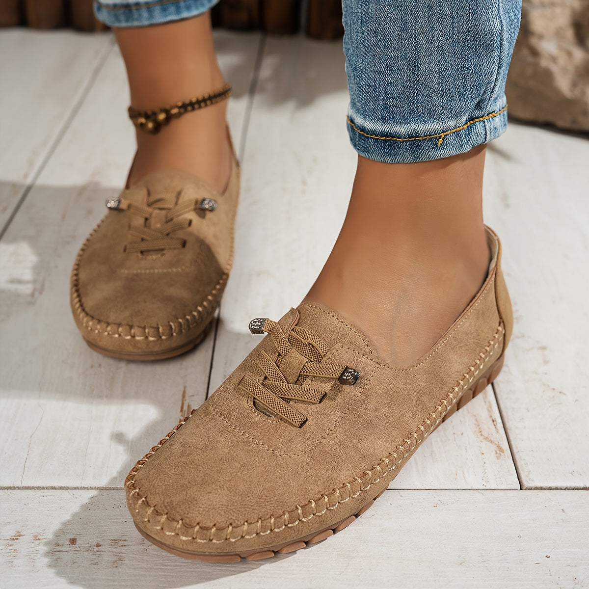 Damen Elegante Orthopädische Loafers