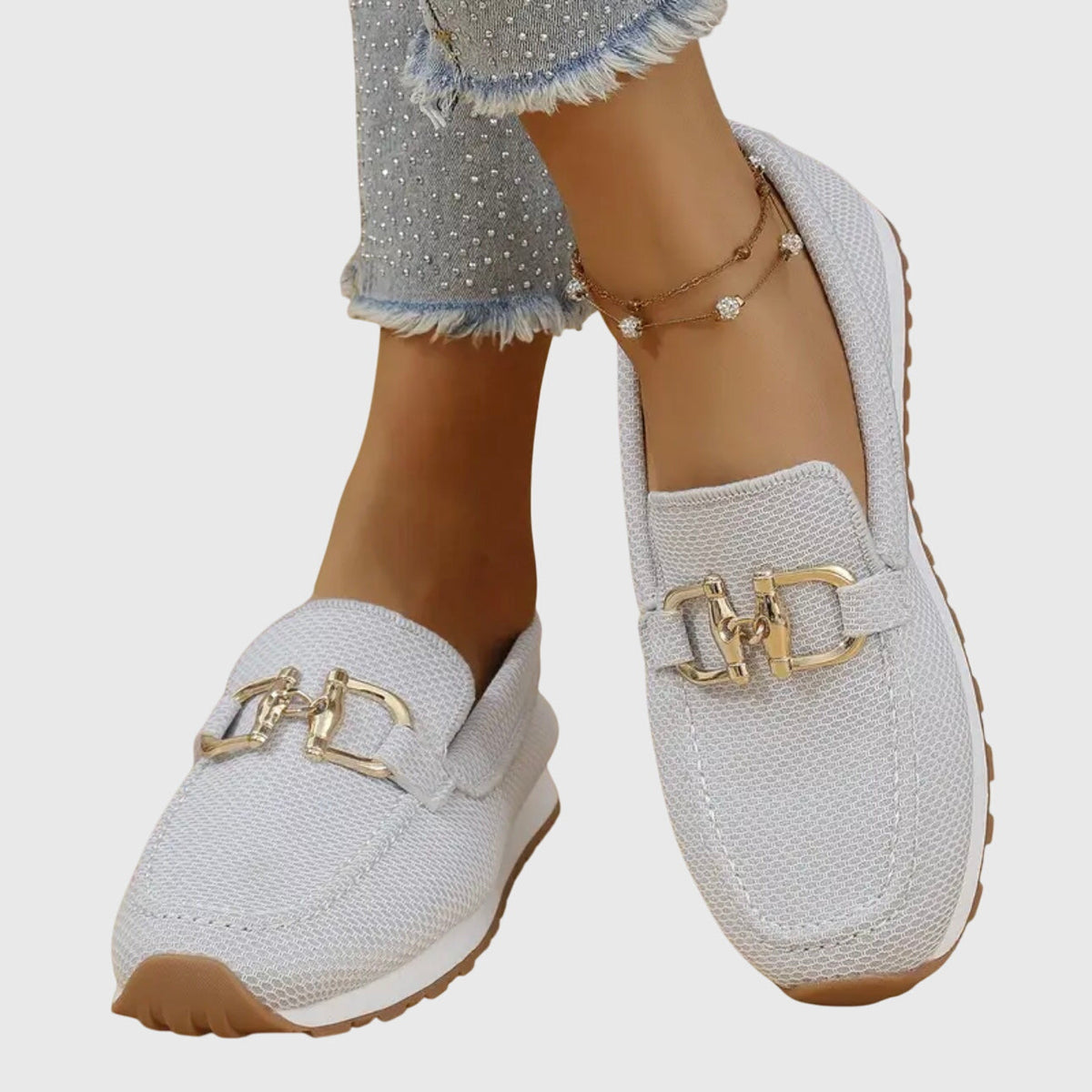 Damen Elegante Komfortable Loafers