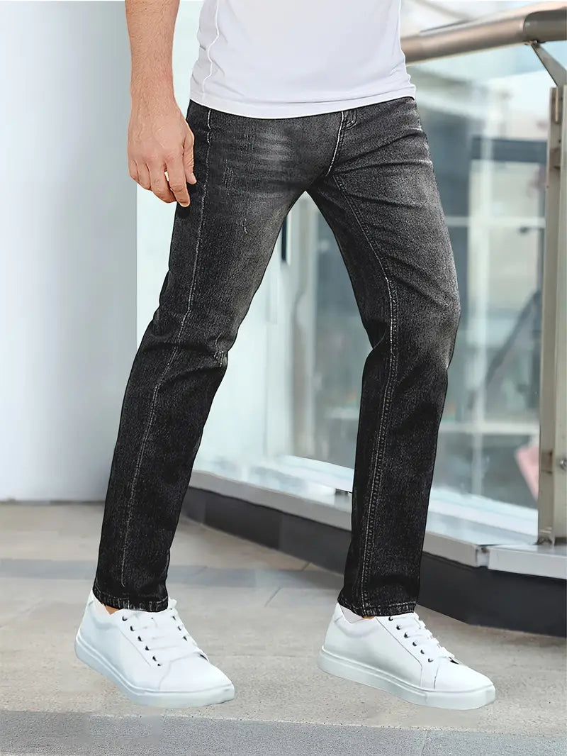 Stilvolle Herren-Jeans mit klassischem Schnitt