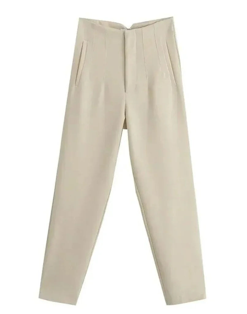 Damenhose mit Knitterfreiem Design