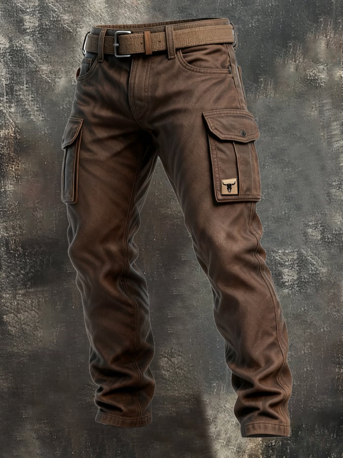 Herren Elegante Isolierte Cargohose
