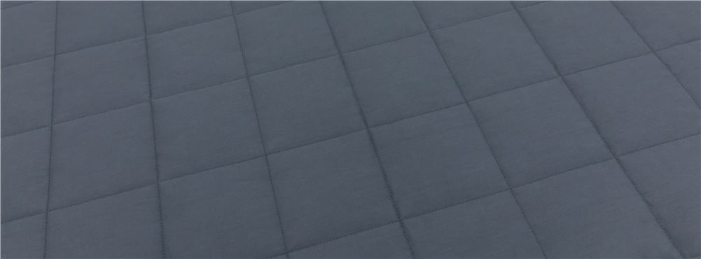 Cooling Weighted Blanket with Quilted Cotton and Glass Beads