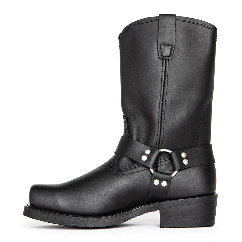 Elegante Cowboy-Stiefel für Herren – Wasserdicht