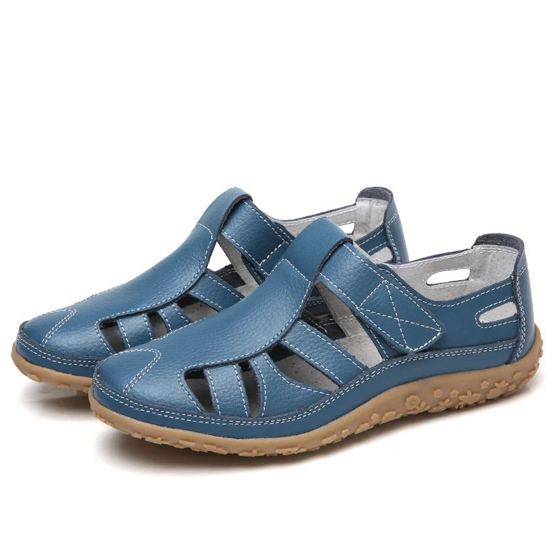 Orthopädische Anti-Rutsch-Sandalen für Damen mit stabilem Fußbett