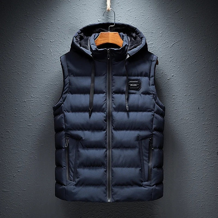 Bodywarmer mit Kapuze