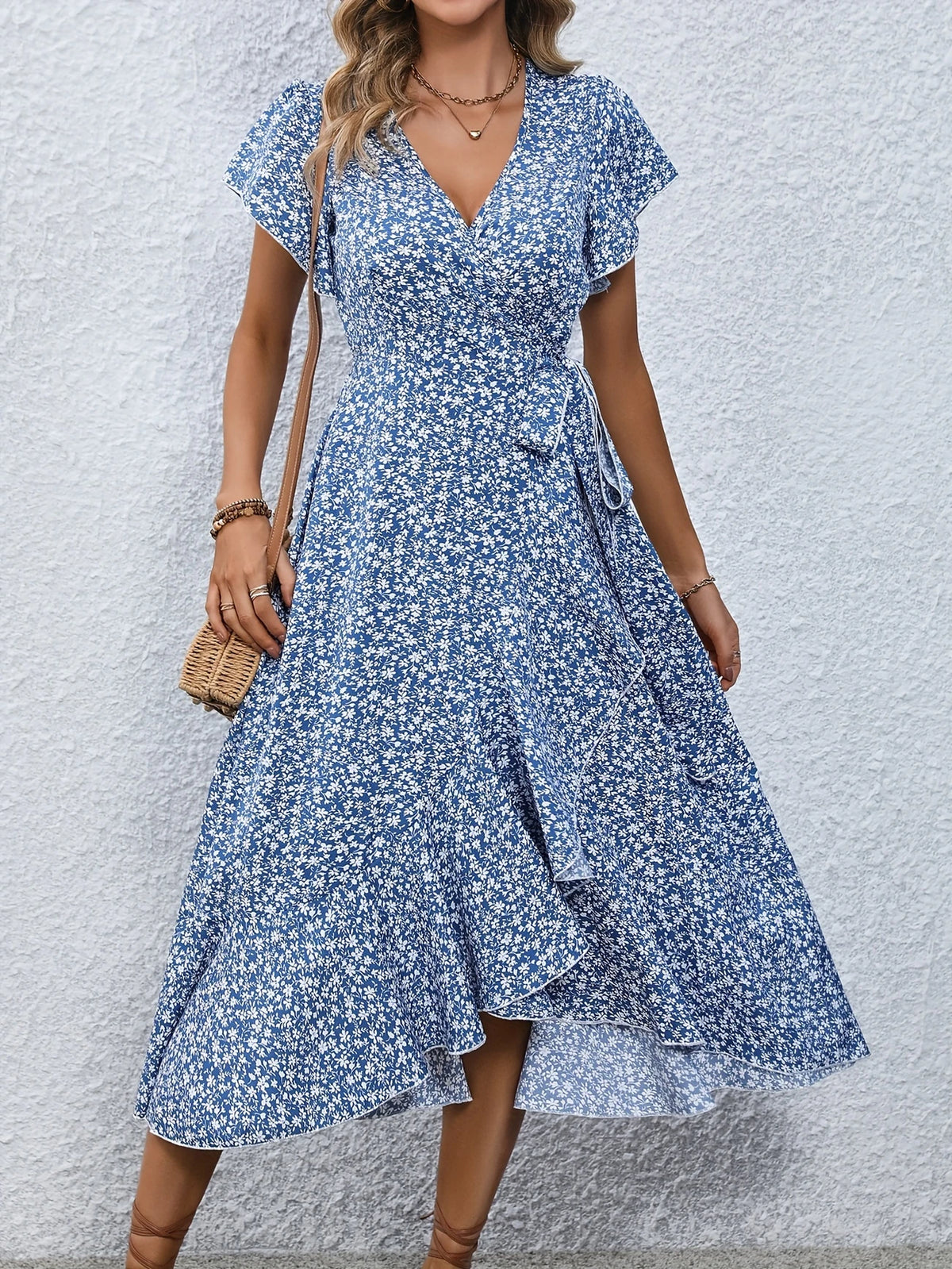 Kleines Blumenkleid für Damen Lässig & Stylisch für Sommer