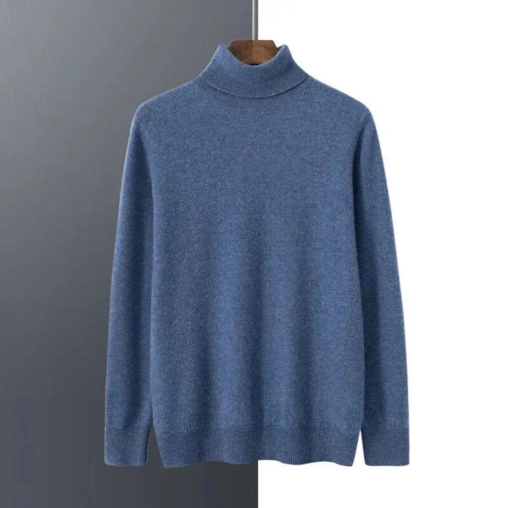 Rollkragenpullover für Herren – Eleganter Layer mit raffinierter Optik
