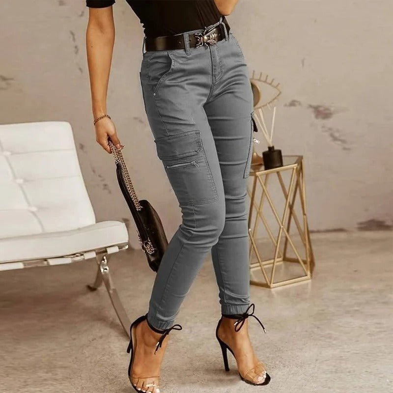 Skinny Cargo-Jogginghose für Damen