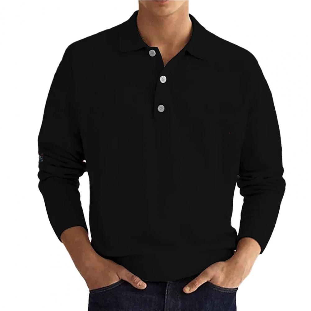 Herren-Poloshirt mit langen Ärmeln für maximale Eleganz und Komfort
