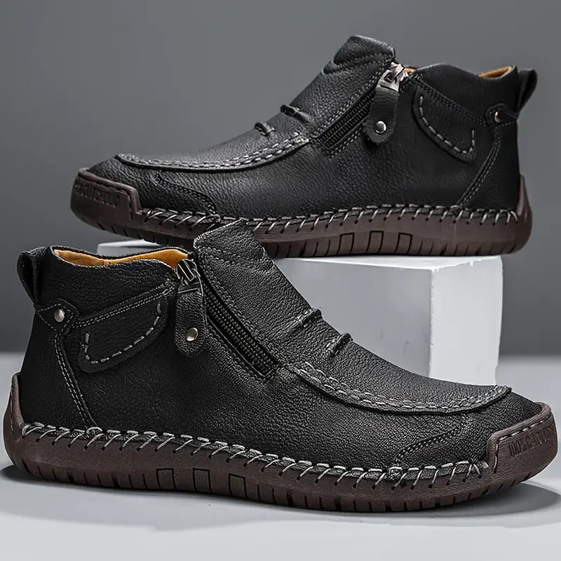 Herren Elegante Schuhe mit Reißverschluss