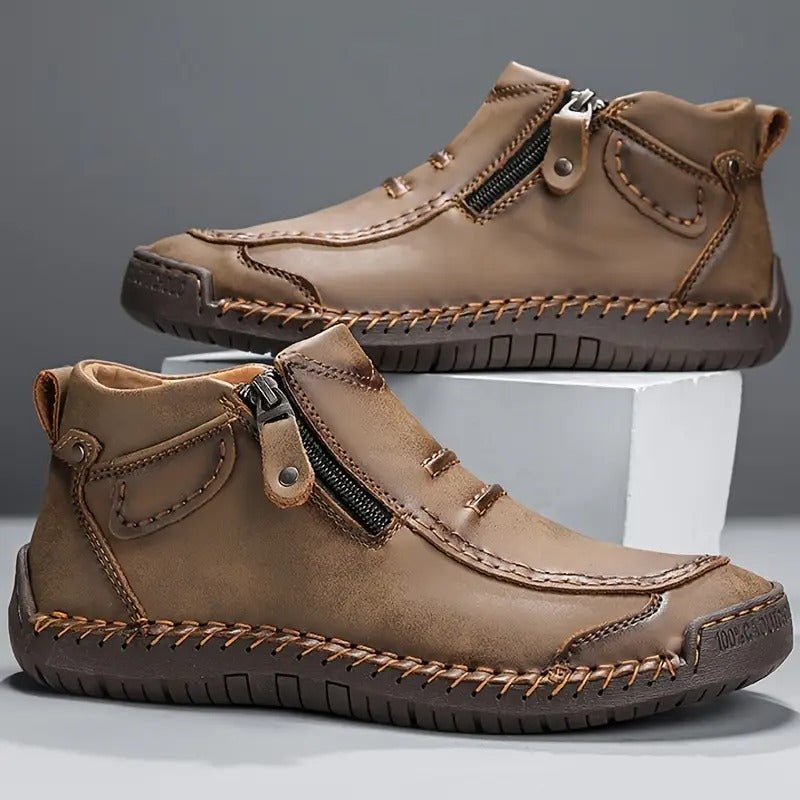 Herren Elegante Schuhe mit Reißverschluss