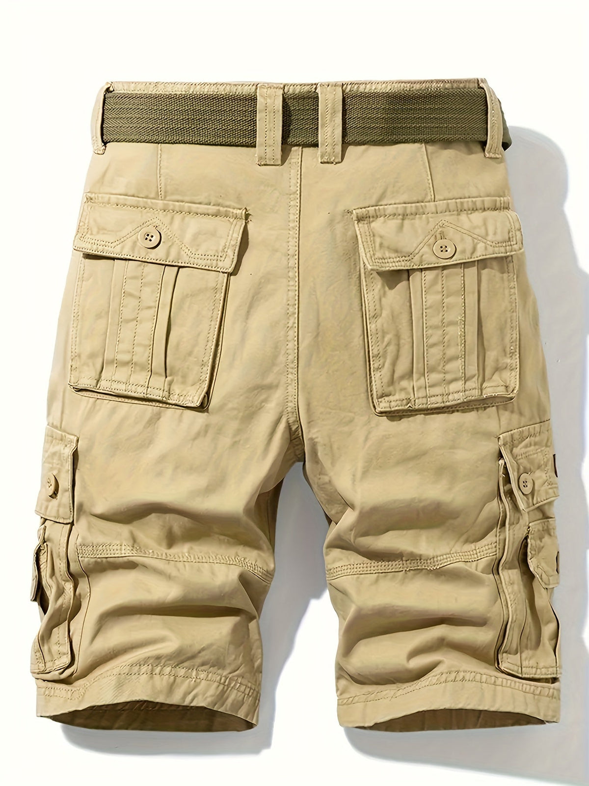 Herren Klassische Cargo-Shorts mit Kordelzug