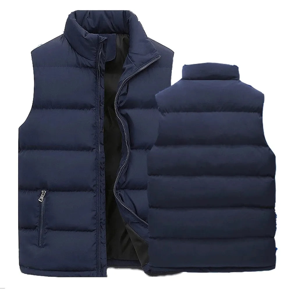 Leichtgewicht-Steppweste für Herren mit sportlichem Design