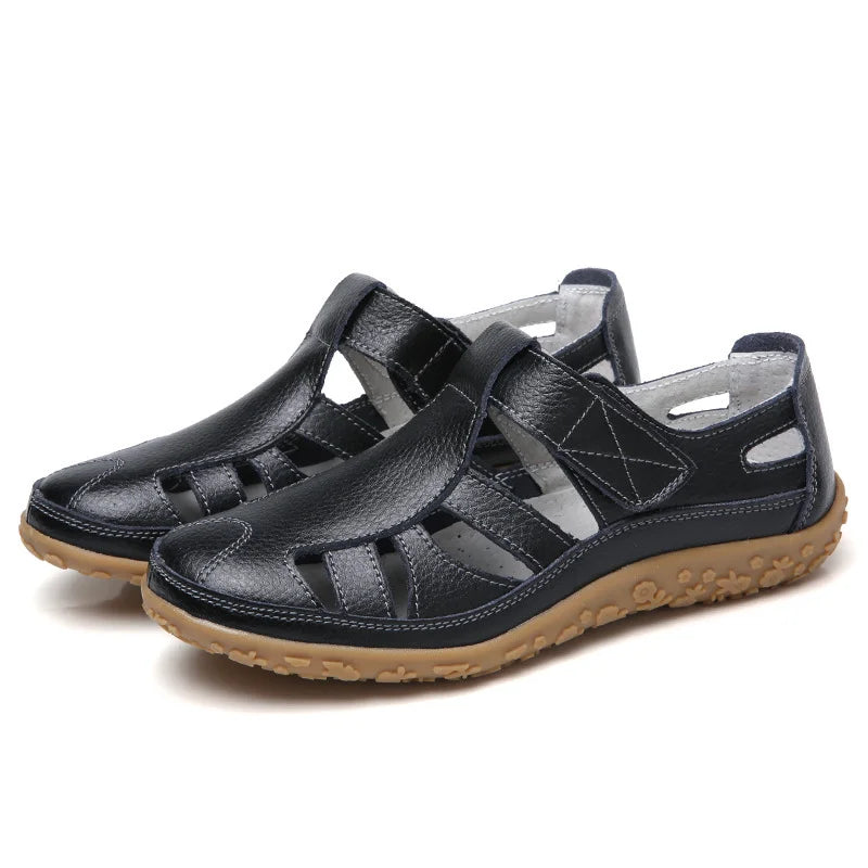 Orthopädische Anti-Rutsch-Sandalen für Damen mit stabilem Fußbett