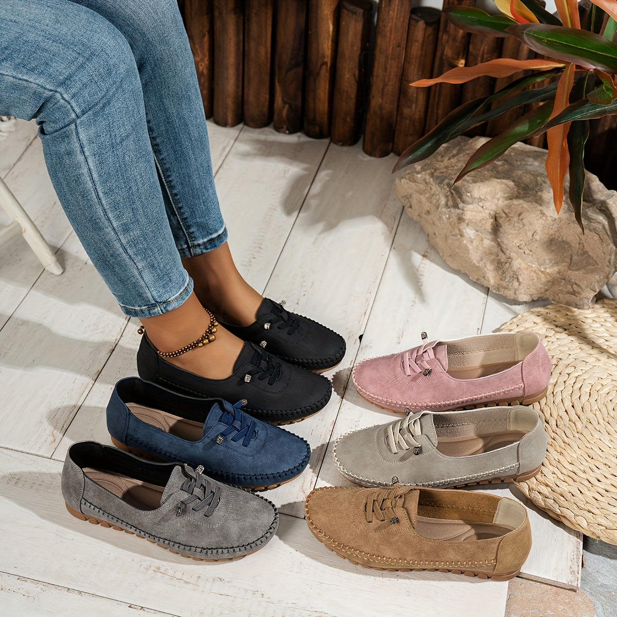 Damen Elegante Orthopädische Loafers
