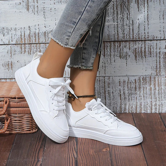 Weiße Damen-Sneaker