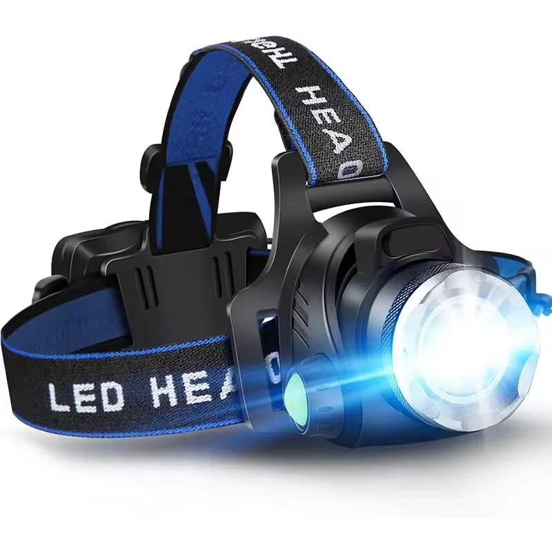 Wiederaufladbare LED-Stirnlampe