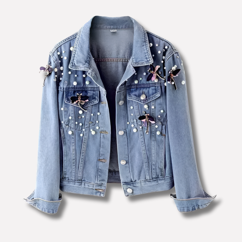 Auffällige Jeansjacke für Damen