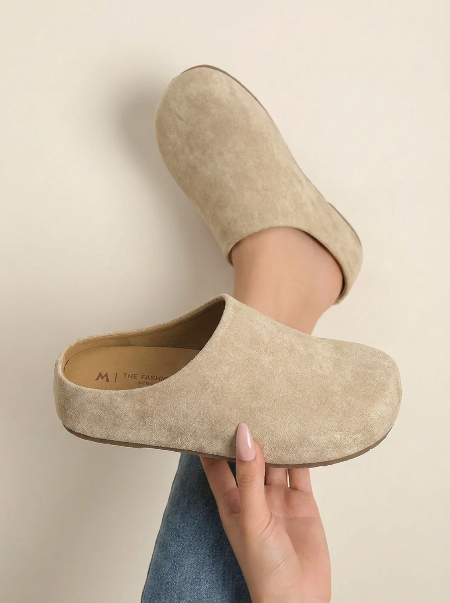 Damen Elegante Pantoletten Muleschuhe