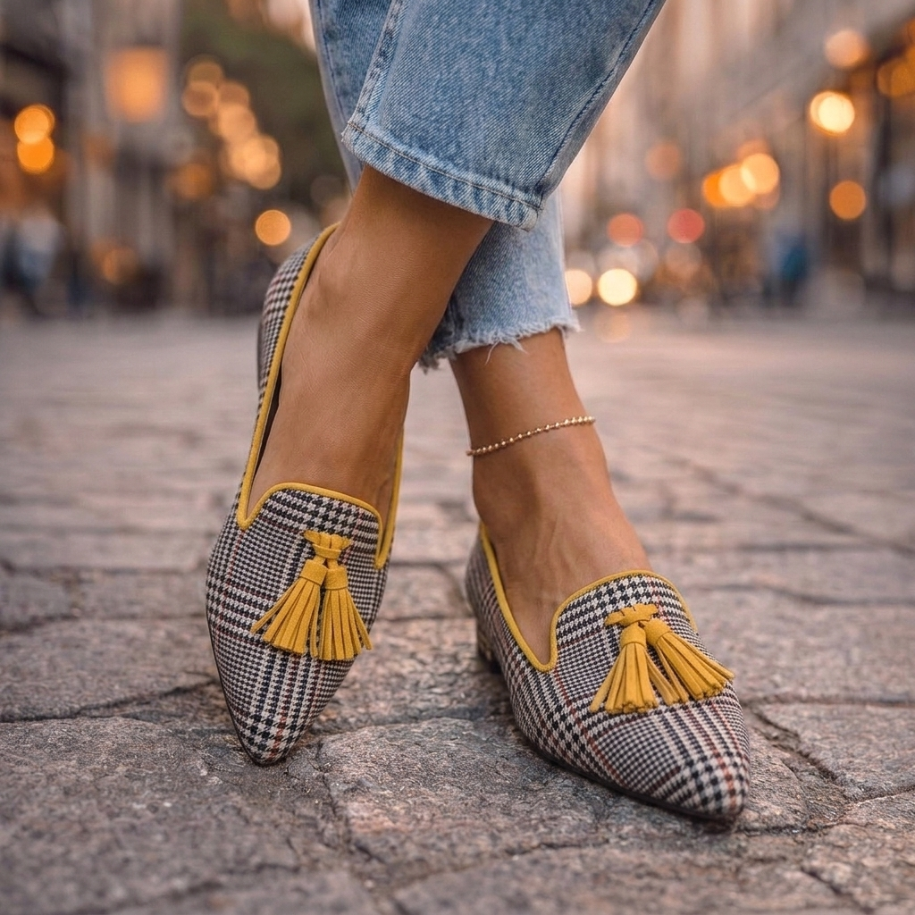 Damen Spitze Ballerinas aus Wildleder