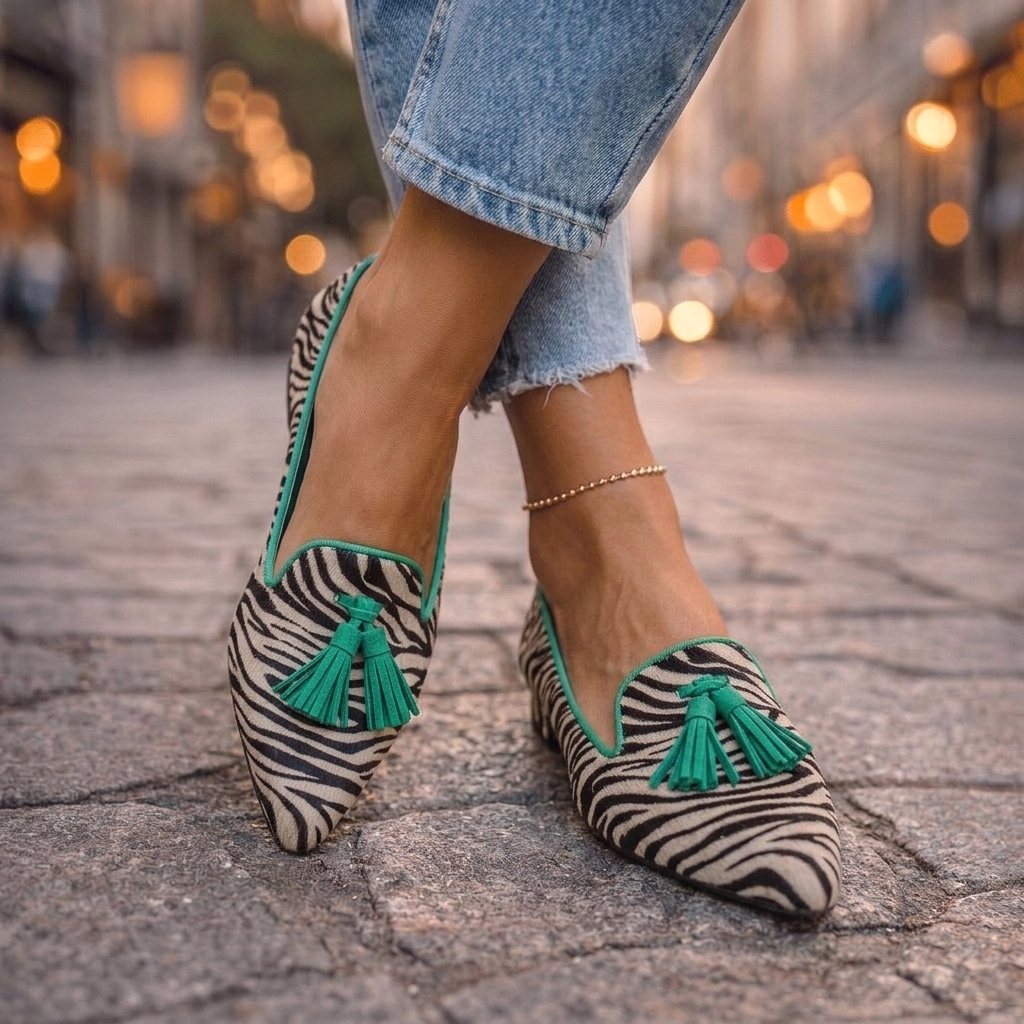 Damen Spitze Ballerinas aus Wildleder